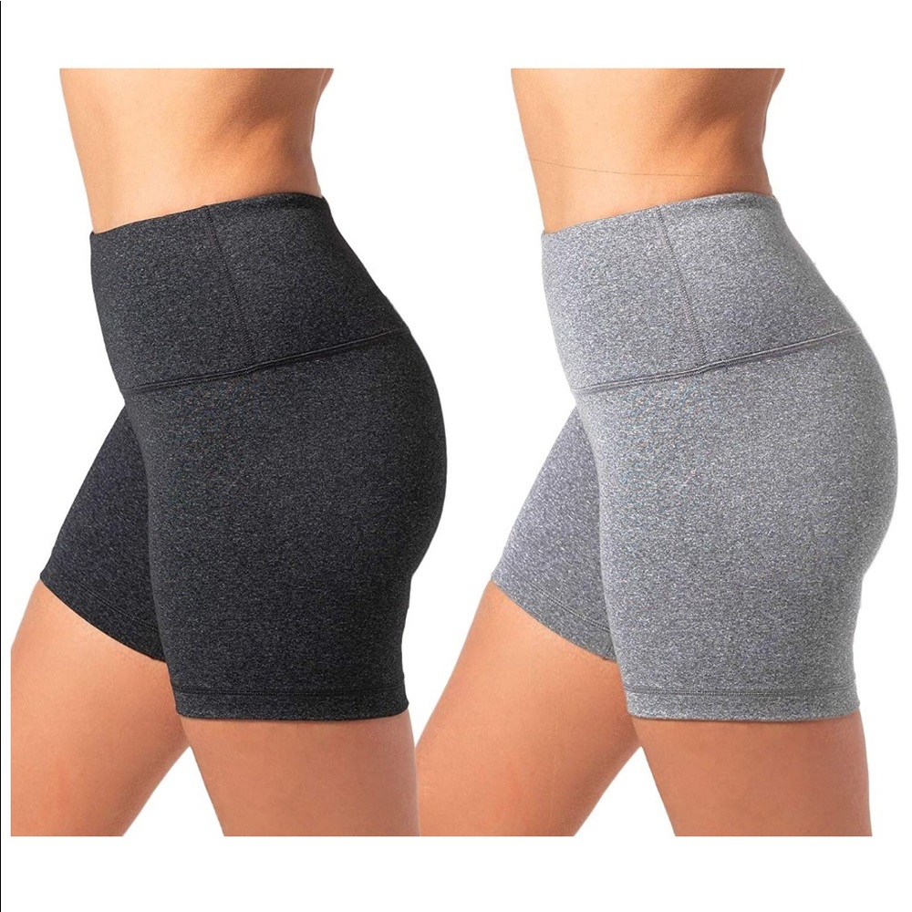 2 PACK POWER FLEX HIGH WAIST SHORT 5" INSEAM